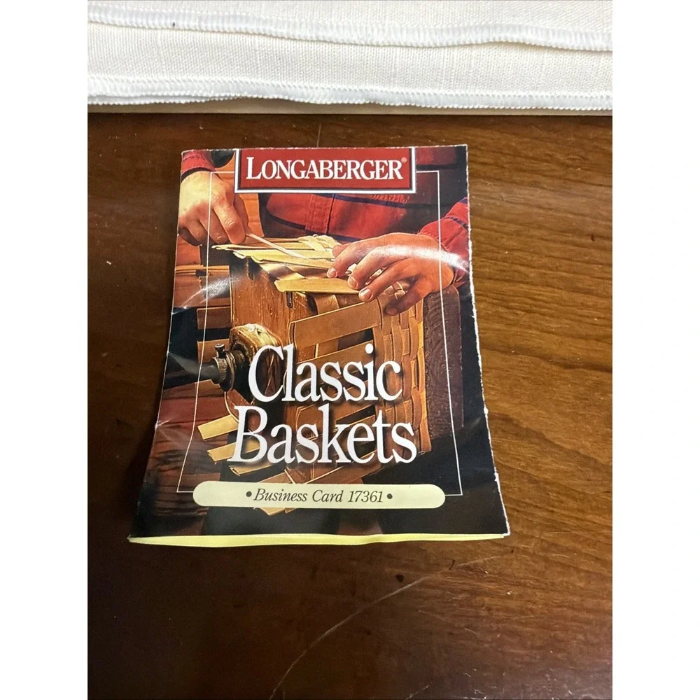 Longaberger Basket Lot Of 2 1988/1996 5 Inch And 6 Inch Basket Hand Woven